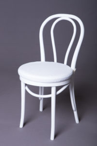 White Bentwood Chair