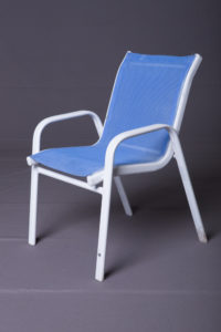 Children's Blue Mesh Chair