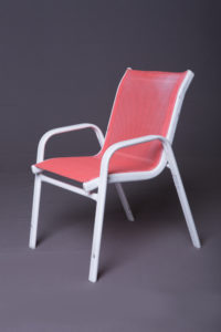 Children's Red Mesh Chair