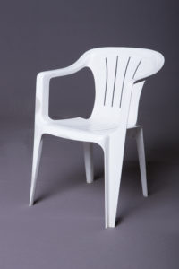 Children's White Plastic Chair