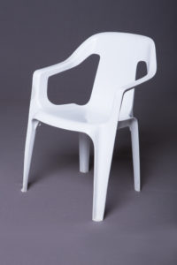 Children's White Plastic Chair